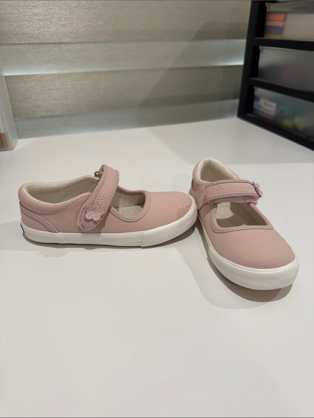 Keds Pink Mary Jane Velcro Casual Shoes - Size 10M